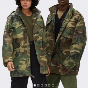 Unisex Army Camo Coat